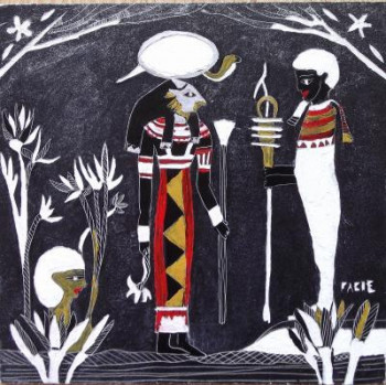 Named contemporary work « Sekhmet_Nefertoum_Ptah », Made by FABIE