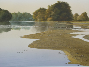 Named contemporary work « Loire I : La Loire en été », Made by HERVé RICHARD