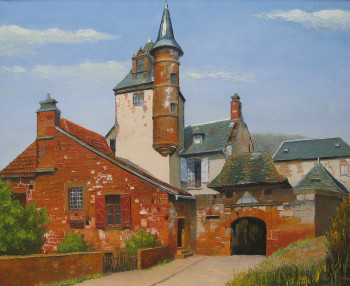 Named contemporary work « Le castel de Maussac », Made by MARCEL DUMAS