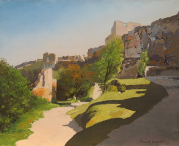 Named contemporary work « Matin aux Baux », Made by MARCEL DUMAS