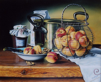 Named contemporary work « Confiture d'abricots », Made by CHRISTIAN LABELLE