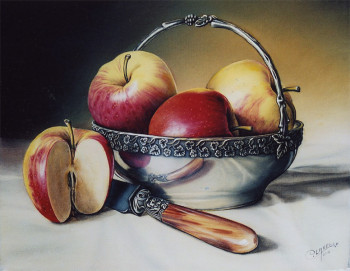 Named contemporary work « Coupe de Pomme Gala », Made by CHRISTIAN LABELLE