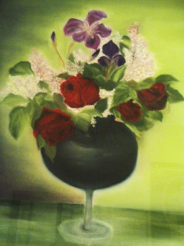 Named contemporary work « Bouquet », Made by NADINE SANTAMARIA