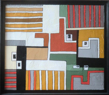 Named contemporary work « couleurs », Made by CEHAIME