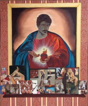 Named contemporary work « METAFORA DI UN AUTORITRATTO », Made by BADRIANO