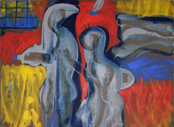 Named contemporary work « figures 0902 », Made by IVAN