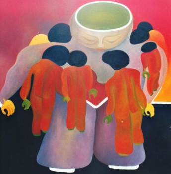 Named contemporary work « le roi ubu », Made by FRANçOISE COEURET