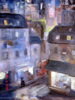 Named contemporary work « Nuit de ville », Made by GUILLOU