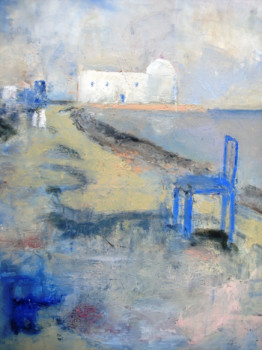 Named contemporary work « Mer du sud tunisien », Made by GUILLOU