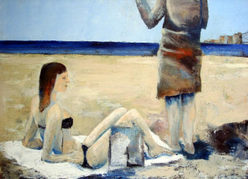 Named contemporary work « Sortie de bain », Made by GUILLOU