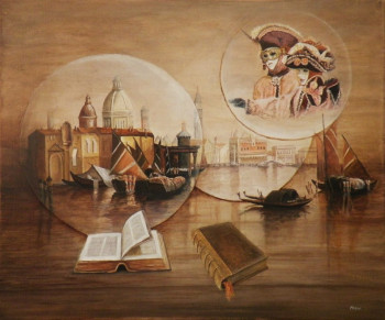 Named contemporary work « Un conte à Venise », Made by FRANK GODILLE