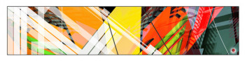 Named contemporary work « Abstrapolis 25 », Made by CHRISTOPHE MARTEL