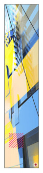 Named contemporary work « Abstrapolis 23 », Made by CHRISTOPHE MARTEL