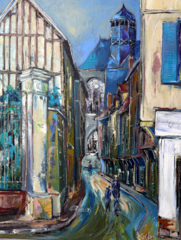 Named contemporary work « rue du Vauluisant   TROYES  aube  10 », Made by GEBO