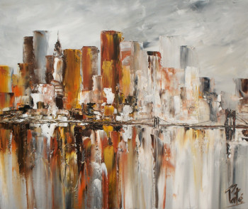 Named contemporary work « SEA VIEW OF MANHATTAN », Made by PATE