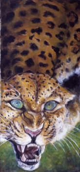 Named contemporary work «  LEOPARD », Made by JOE JOHNSON