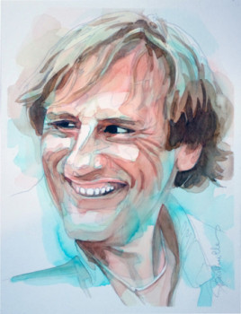 Named contemporary work « Gérard Depardieu », Made by JMBRISTHUILLE