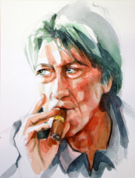 Named contemporary work « Jacques Dutronc 2 », Made by JMBRISTHUILLE