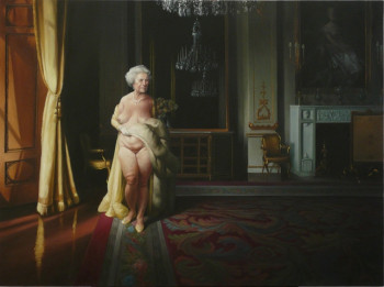 Named contemporary work « NAKED QUEEN », Made by BRUET