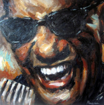 Named contemporary work « Ray Charles n°15 », Made by ANNA PRASOLOVA