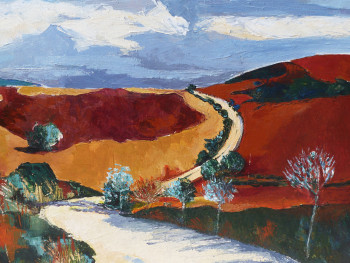 Named contemporary work « chemin ensoleillé », Made by SANCELME