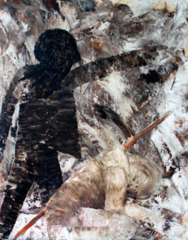 Named contemporary work « A vision of love », Made by JLé