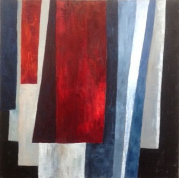 Named contemporary work « Tissus 2 », Made by LENA B