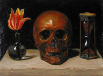 Named contemporary work « Vanitas 1/4 », Made by CHRISTIAN DOLLET