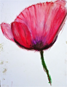 Named contemporary work « Fleurs 71 », Made by CHRISTIAN DOLLET