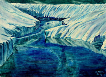 Named contemporary work « Glacial », Made by DARNAL