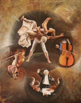 Named contemporary work « Virtuoses de l'Opéra », Made by FRANK GODILLE