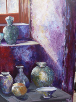 Named contemporary work « couleurs et lumiére », Made by SANCELME