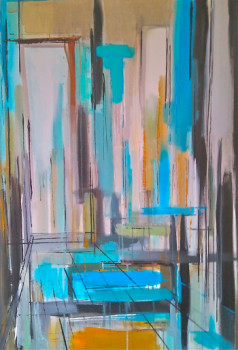 Named contemporary work « Faites abstraction de la porte », Made by CHRISTIAN MENARD