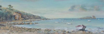 Named contemporary work « plage de cancale », Made by FABIEN GAUDIN