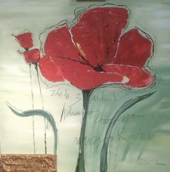 Named contemporary work « TOUCHE DE PRINTEMPS », Made by BARANIECKI