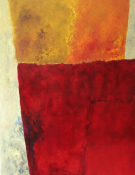 Named contemporary work « Du Rouge et des Passions I », Made by MARCO