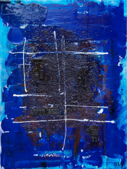 Named contemporary work « Cyberadiation-bleue », Made by OLG