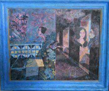 Named contemporary work « Mémoire de Valldemosa, Chopin, Georges Sand », Made by AGNèS BOUSCARY