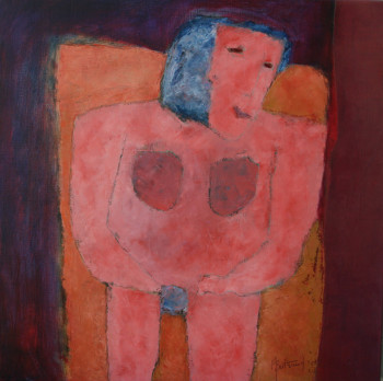 Named contemporary work « L'ange du désir », Made by ALAIN BERTHAUD