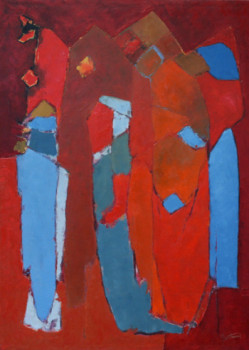 Named contemporary work « Les pénitents », Made by ALAIN BERTHAUD