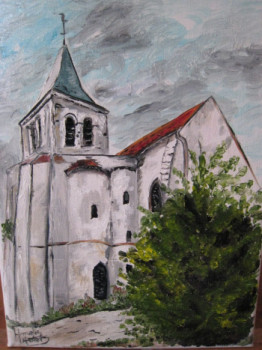 Named contemporary work « L'EGLISE DE MONTEVRAIN », Made by AMELIE AMELOT