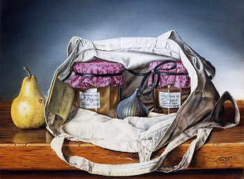 Named contemporary work « Confitures de poires et de figues », Made by CHRISTIAN LABELLE