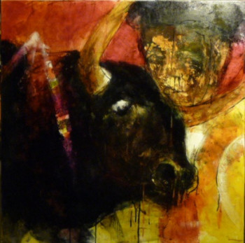 Named contemporary work « Toro », Made by JEAN-LOUIS PATRICE
