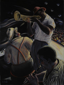 Named contemporary work « Jazz », Made by HERVé BELLO