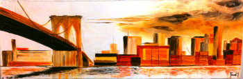 Named contemporary work « Pont de Brooklin », Made by ETIENNE FOURCY