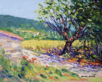 Named contemporary work « "Promenade d'été" », Made by AGNèS DORTU