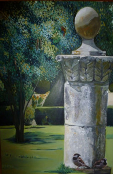 Named contemporary work « vestige romain-jardin de saintes », Made by SANCELME