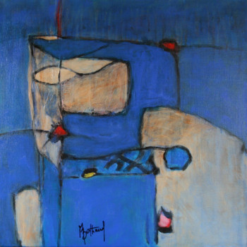 Named contemporary work « Ma dernière gueule de bois », Made by ALAIN BERTHAUD