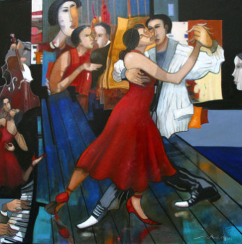 Named contemporary work « milonga  », Made by MENDRISSE
