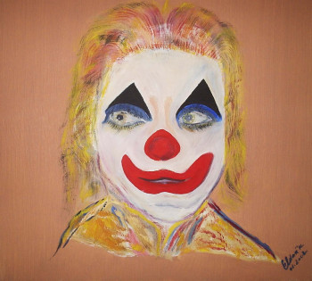 Named contemporary work « Clown Rieur », Made by ISRADAN